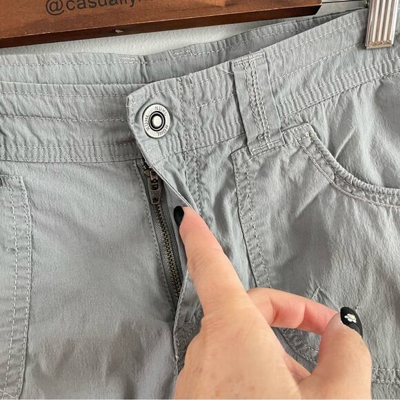 Kuhl | Womens Kontra Mid Rise Outdoor Shorts Grey Hiking Camping Athletic Size 6 - Picture 4 of 12